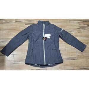 North End Sport Jacket Ladies Small Black Warm Logik Casual Soft Shell Coat